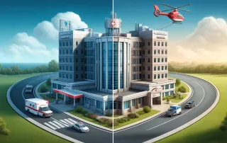 diferencia entre clinica y hospital