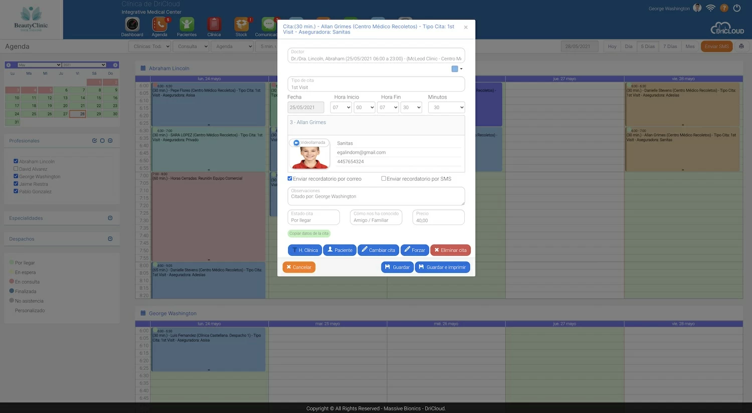 Gestion citas medicas