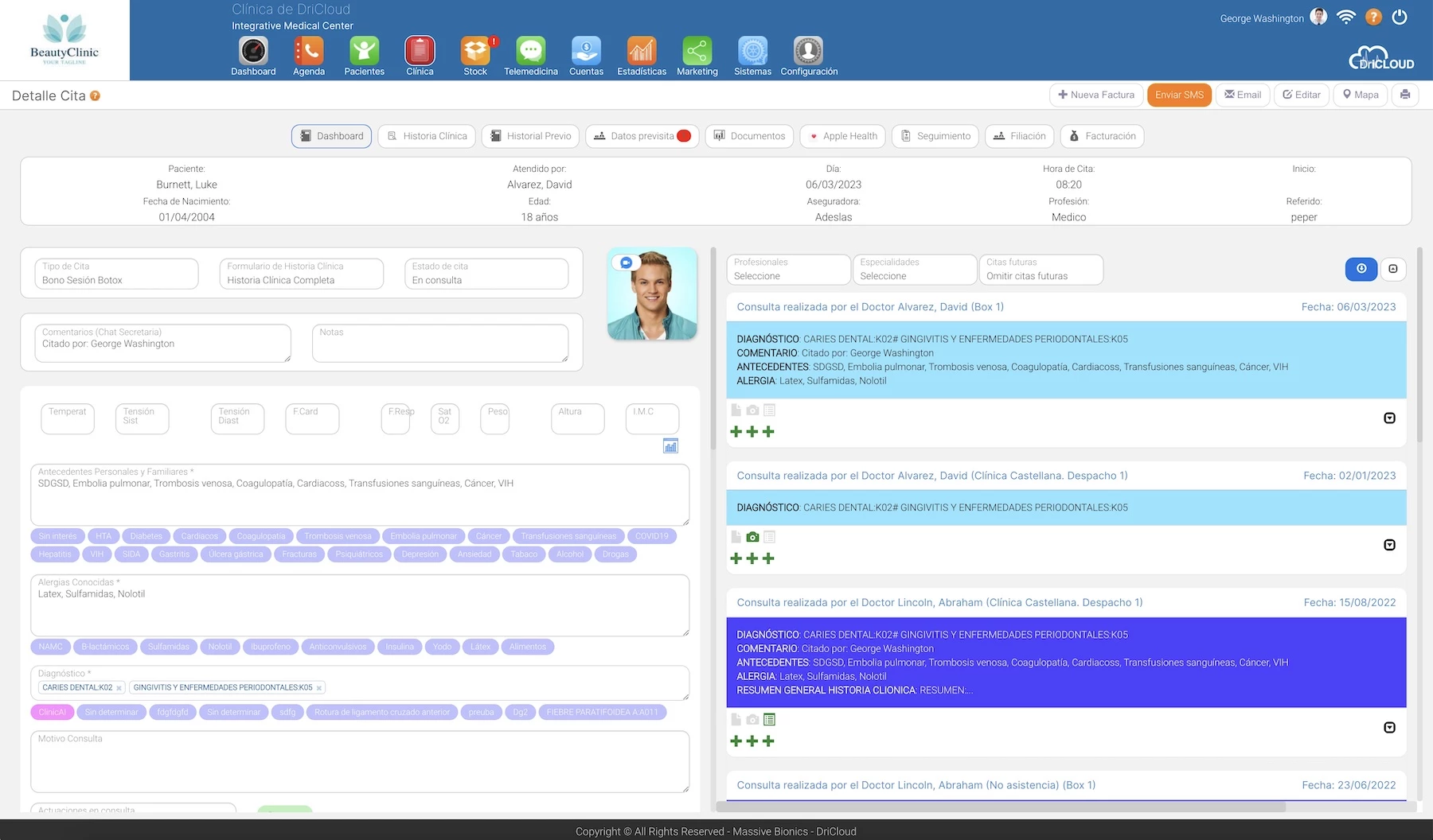 Inteligencia Artificial Clinica Medica. DriCloud