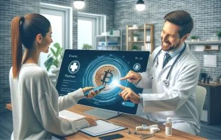 Pago en bitcoin clinica medico